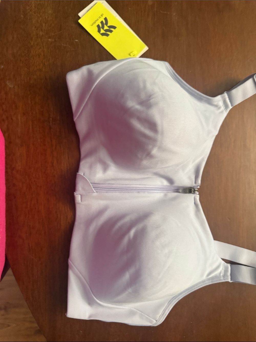 New Front-Zip sports bra